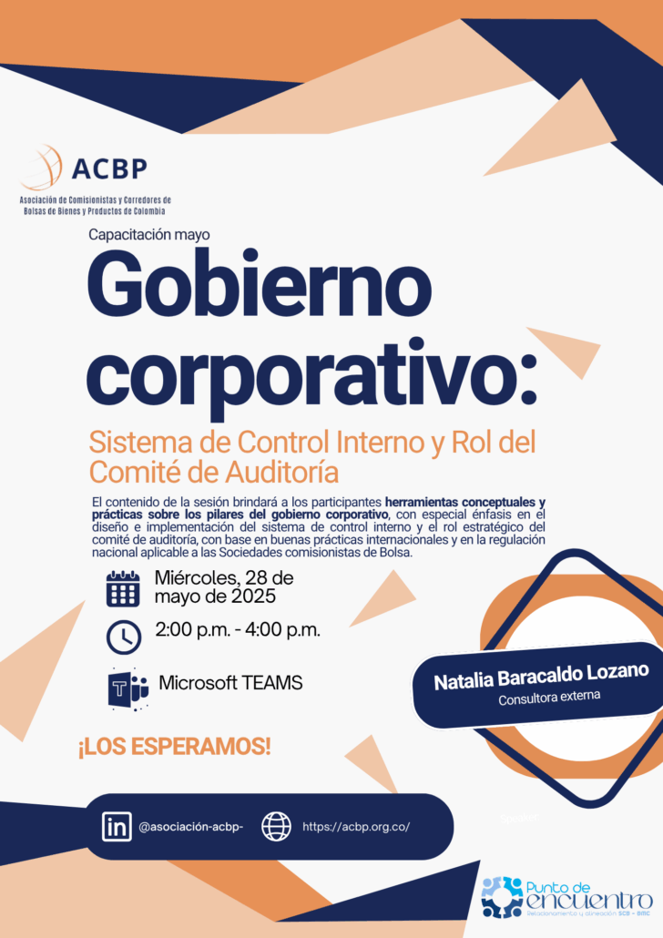 Flyer capacitacion mayo gobierno corporativo 2025